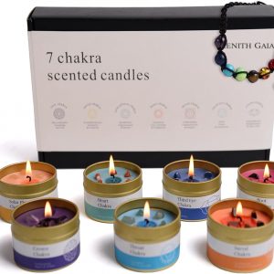 Chakra Kerzen Set